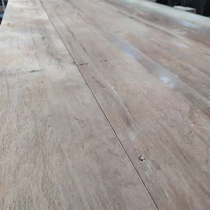 TÁBUA PEROBA ROSA RÚSTICA LISA  EM MADEIRA DEMOLIÇÃO LARG DE 19CM x 18MM         (Valor p/ METRO LINEAR) 