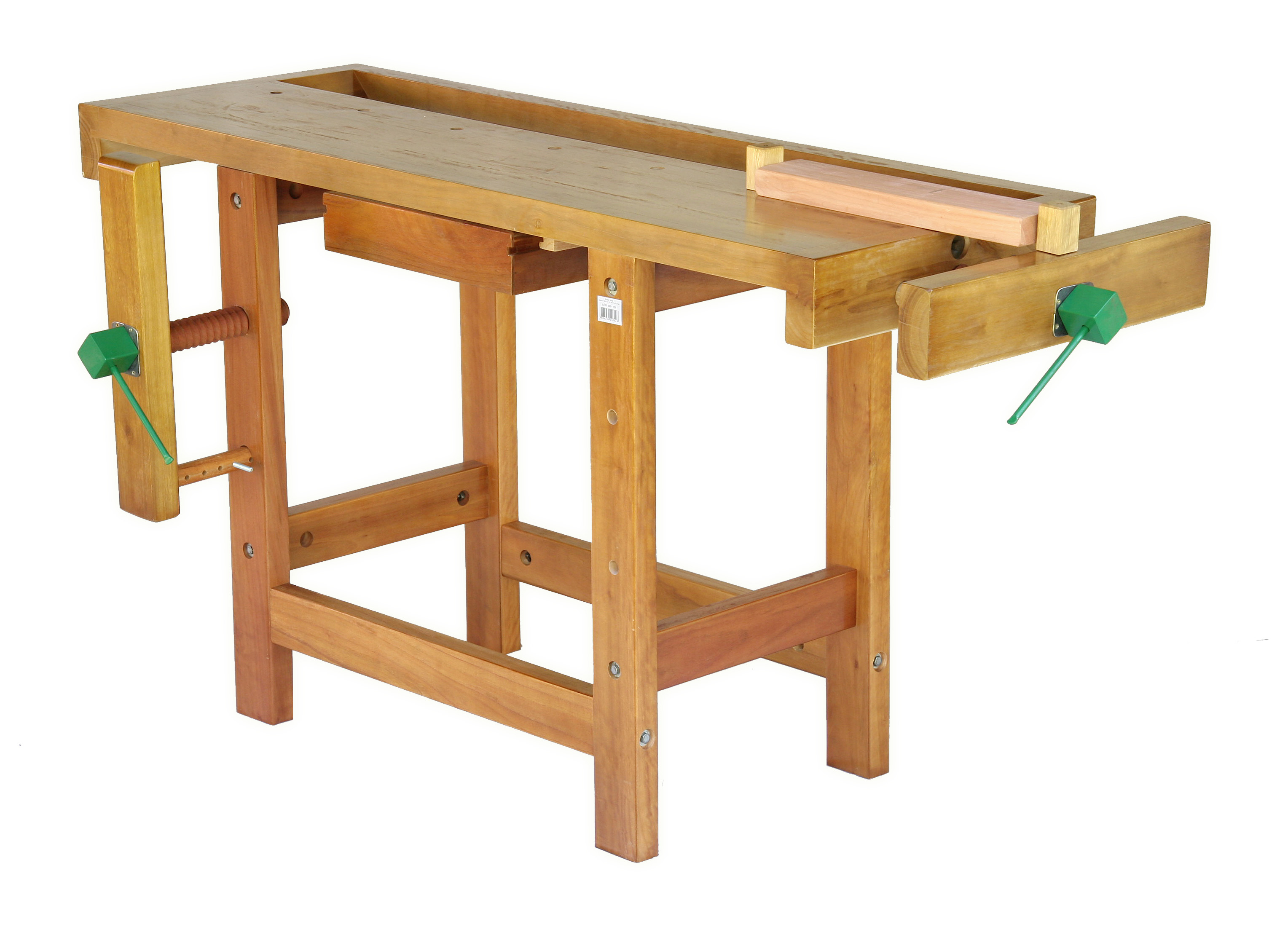 BANCADA PARA MARCENEIRO PROFISSIONAL DE 1,80 X 0,55 X 0,90 C/ DUAS MORSAS (GAVETA OPCIONAL) - SB 135