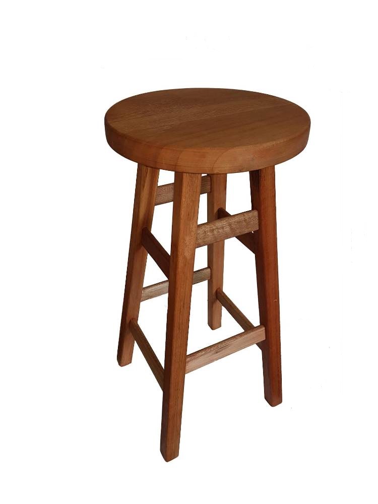 Banqueta  Alta alt.72 cm em Madeira Maciça