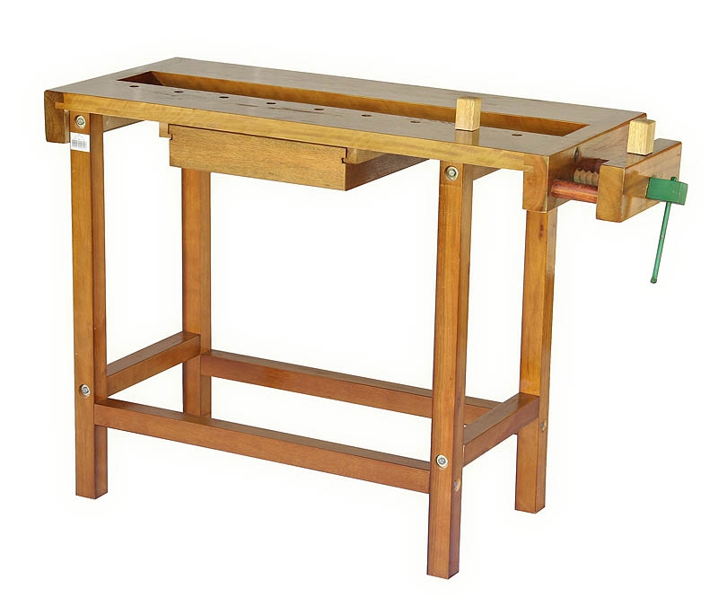 BANCADA PARA MARCENEIRO HOBBY BÁSICA DE 1,20 X 0,50 X 0,90 C/ 01 Morsa e (Gaveta opcional) - SB 134