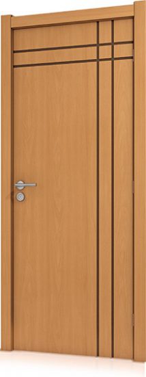 Folha de Porta  Frisada Semi-Sólida 2,10x0,80     